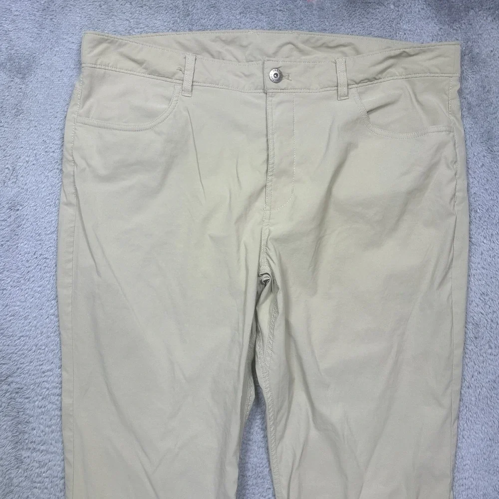 The North Face Pants Men's 40x29 Beige Sprag 5 Pocket Stretch Hiking‎ Trousers
